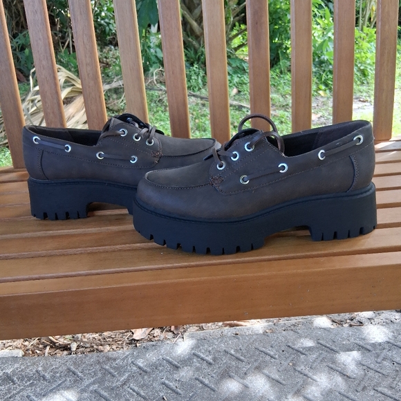 No Boundaries Platform Boat Shoes - Picture 4 of 6